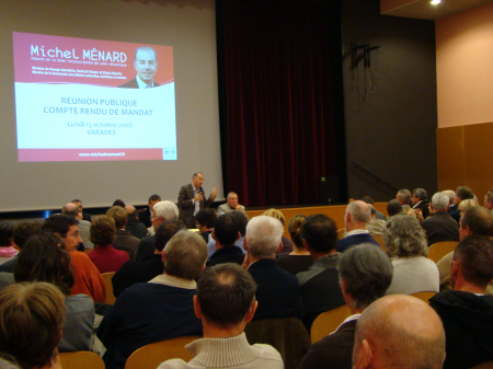 Réunion publique de compte-rendu de mandat