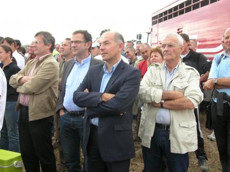 Action "1000 tracteurs" des producteurs de lait